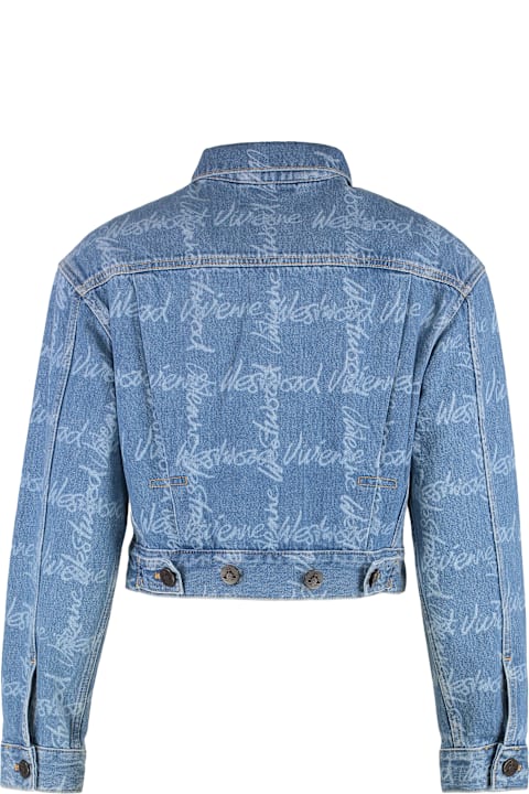 Vivienne Westwood لـ Kids Vivienne Westwood Marlene Denim Jacket