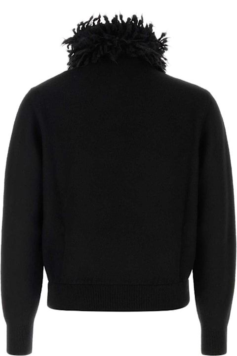 Homeware Alexander McQueen Black Wool Blend Sweater