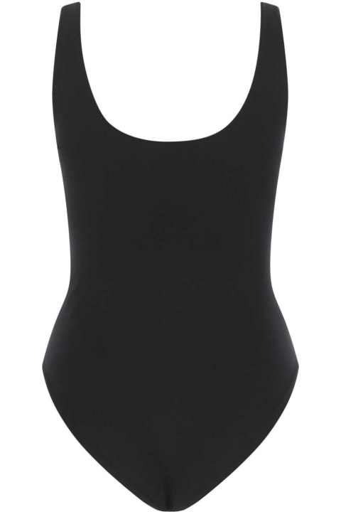 Swimwear for Women Saint Laurent Black Stretch Nylon Swimsuit