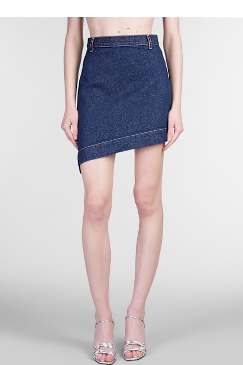 Vivienne Westwood for Women Vivienne Westwood Skirt In Blue Cotton