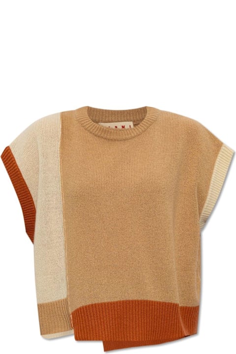 Marni Sweaters for Women Marni Cropped Sleeveless Knit Vest