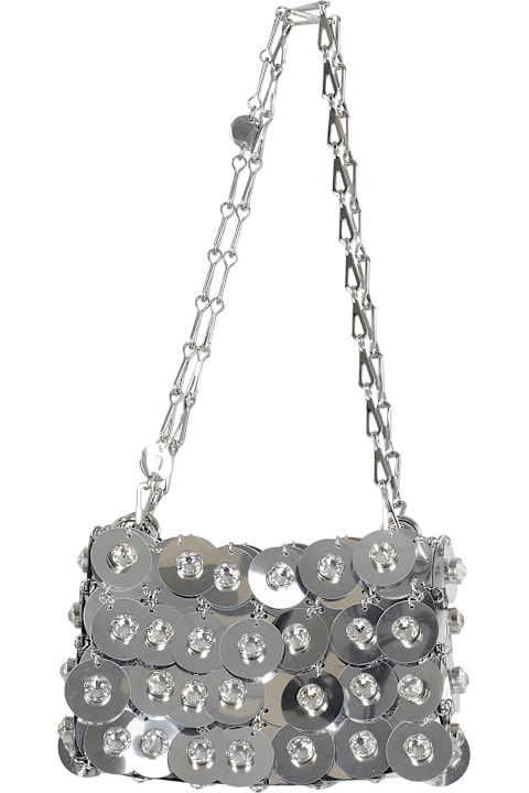 Paco Rabanne لـ Women Paco Rabanne Silver Metal Mesh Shoulder Bag