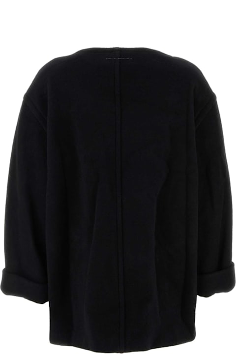 Homeware MM6 Maison Margiela Black Wool Blend Oversize Sweater