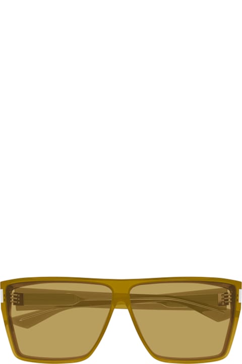 Eyewear Sale for Women Saint Laurent Eyewear Saint Laurent Sl 756 Linea Corner Angle 004 Brown Trasparente Sunglasses