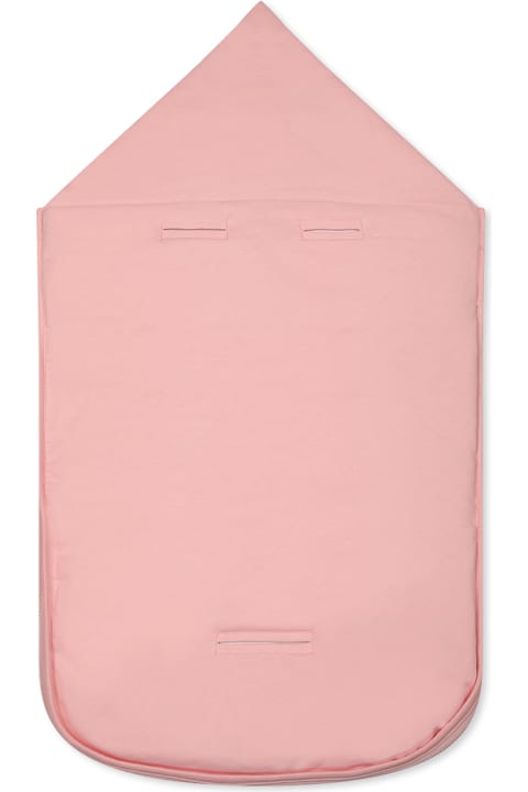 Accessories & Gifts for Baby Boys Moschino Pink Sleeping Bag For Baby Girl With Teddy Bear