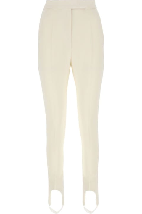 Ivory Stretch Wool Manolo Pant
