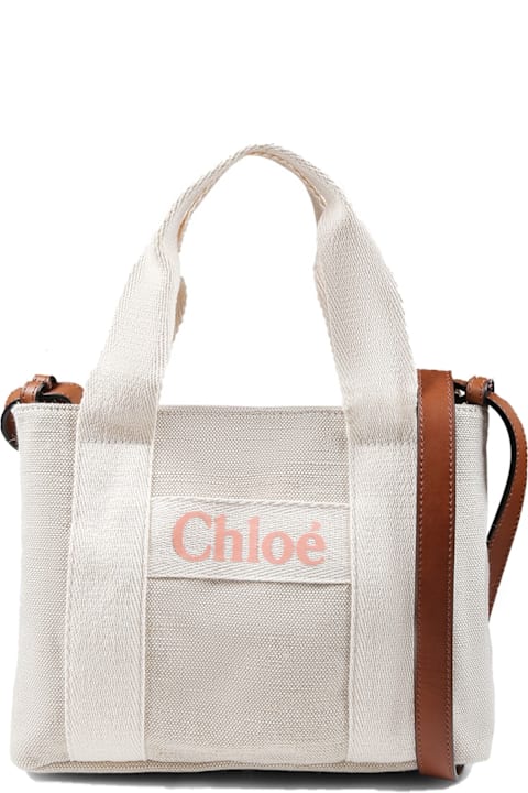 أدوات منزلية Chloé Beige Bag For Girl With Logo