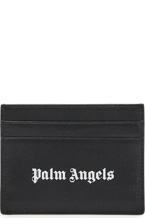Palm Angels Wallets for Men Palm Angels Logo Card Holder