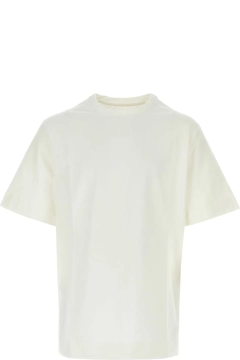 Jil Sander Topwear for Men Jil Sander White Stretch Cotton Oversize T-shirt