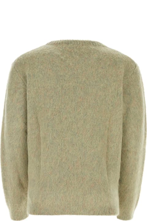 Lemaire Sweaters for Men Lemaire Sage Green Stretch Mohair Blend Sweater