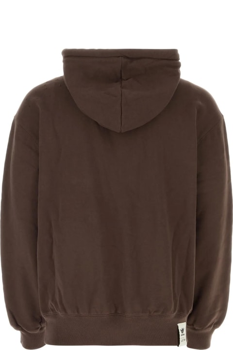 Adidas Fleeces & Tracksuits for Men Adidas Brown Cotton Adidas X Song For The Mute Sweatshirt