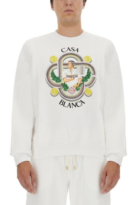 Casablanca Fleeces & Tracksuits for Men Casablanca Cotton Logo Sweatshirt
