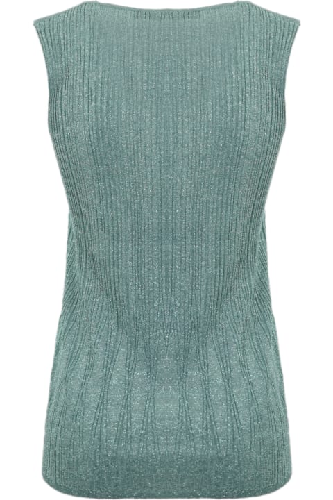 Sweaters for Women D.Exterior Ribbed Top In Viscose And Lurex