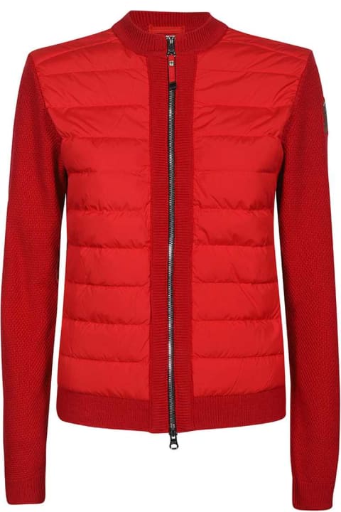 Parajumpers Sweaters for Women Parajumpers Theresa Padded Panel Knitted Jacket