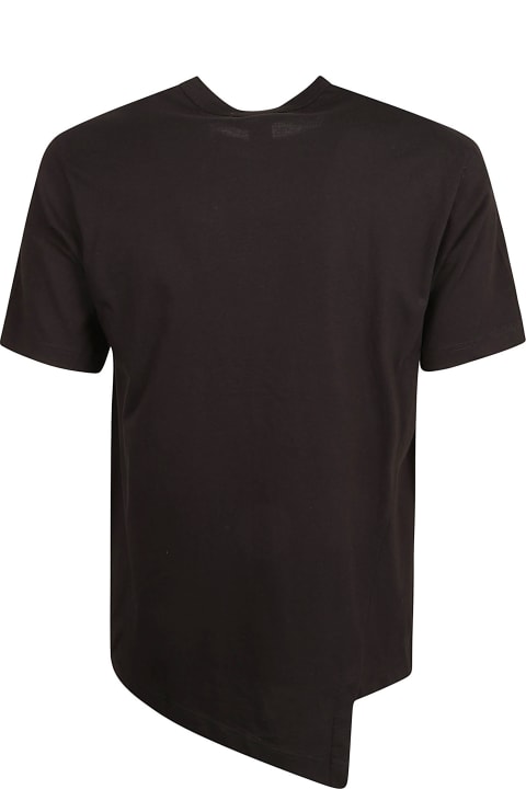 メンズ新着アイテム Comme des Garçons Shirt Asymmetric Logo Patch T-shirt