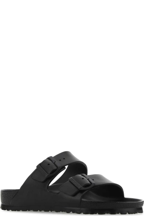 Birkenstock Sandals for Men Birkenstock Black Rubber Arizona Slippers