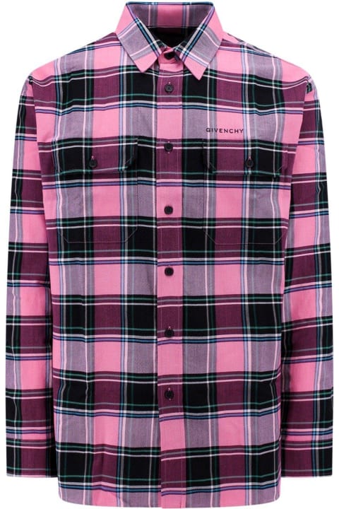 Givenchy for Men Givenchy Checked Buttoned Lumberjack Shirt
