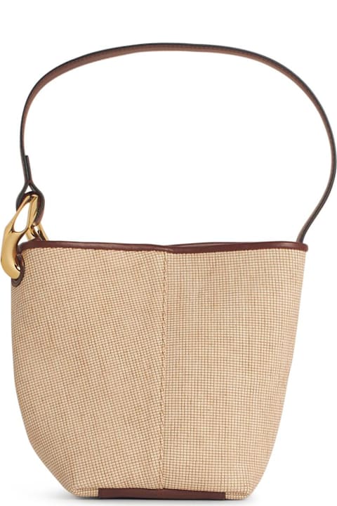 J.W. Anderson لـ Women J.W. Anderson 'the Corner' Beige Leather Blend Bag