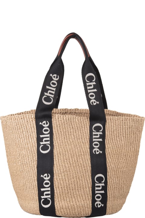 Chloé for Women Chloé Woody Large Basket Bag