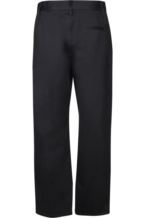 Moschino Pants for Men Moschino Black Straight Trousers