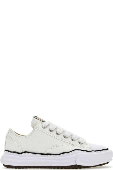 Mihara Yasuhiro Ivory Canvas Sneakers