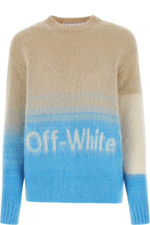 Off-White for Women Off-White Multicolor Mohair Blend Sweater