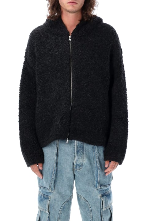 Nahmias Sweaters for Men Nahmias Miracle Academy Fur Hooded Coat