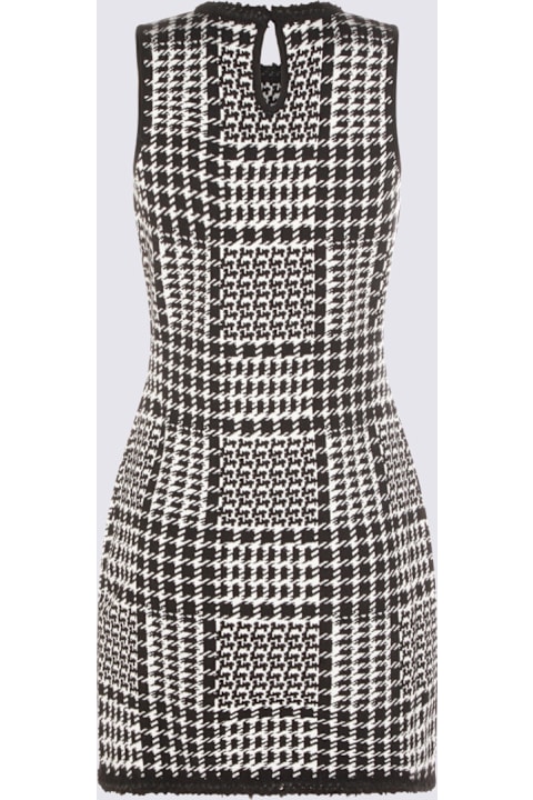 TwinSet for Kids TwinSet Black And White Viscose Dress