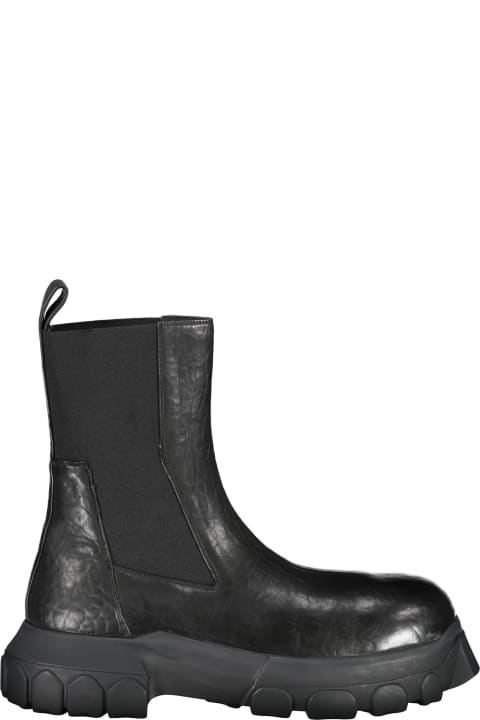 Boots for Men Rick Owens Leather Chelsea Boots