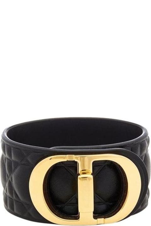 Jewelry for Women Dior Logo Cannage Leather Bracelet
