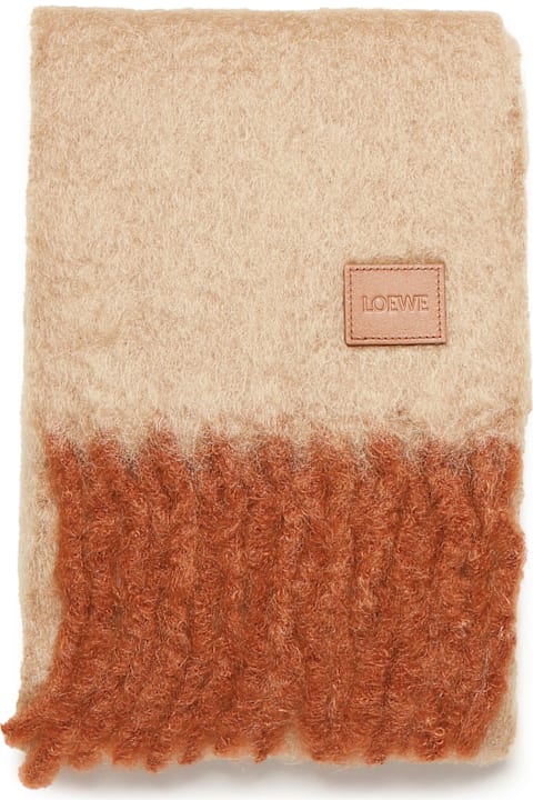 Scarves & Wraps for Women Loewe Mohair And Wool Scarf