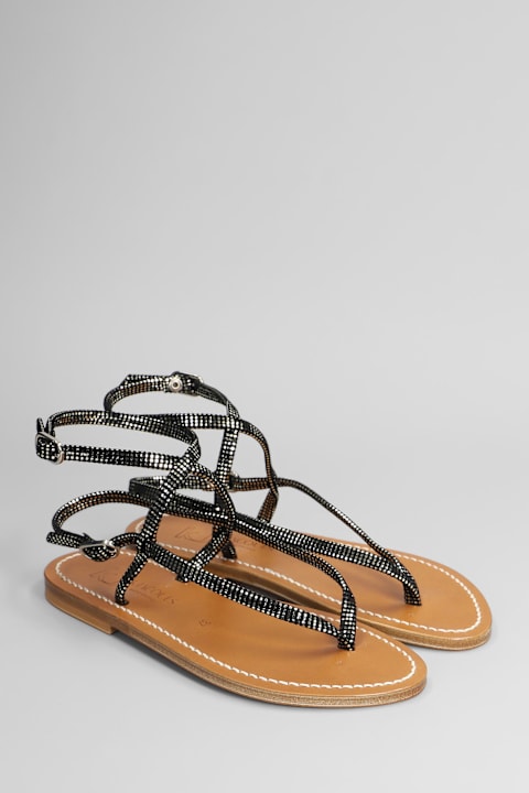 ウィメンズ K.Jacquesのシューズ K.Jacques Abaki F Flats In Black Leather