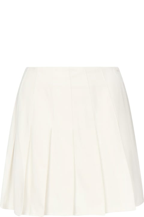 Nineminutes Clothing for Women Nineminutes Pleated Tennis Mini Skirt