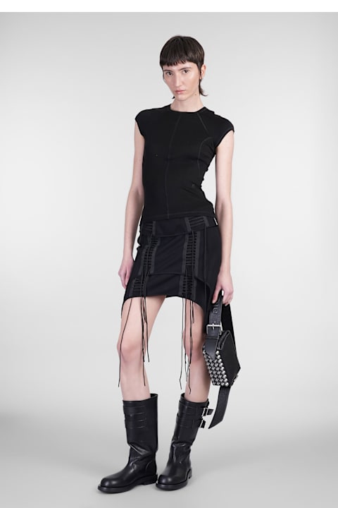 Helmut Lang Clothing for Women Helmut Lang Skirt In Black Rayon