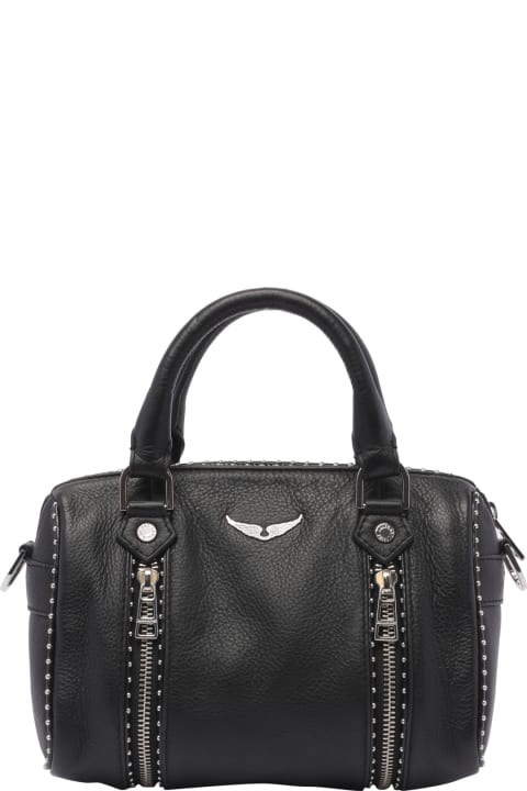 Zadig & Voltaire Totes for Women Zadig & Voltaire Xs Sunny Studs Boston Bag