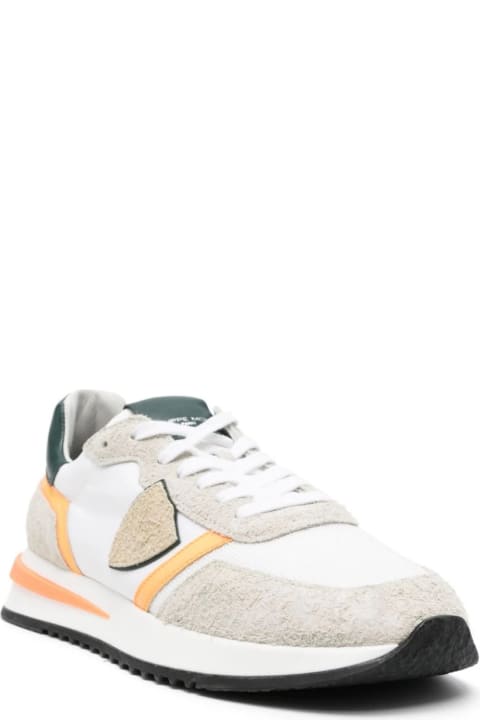 Philippe Model for Men Philippe Model Tropez 2.1 Low Sneakers - White And Orange