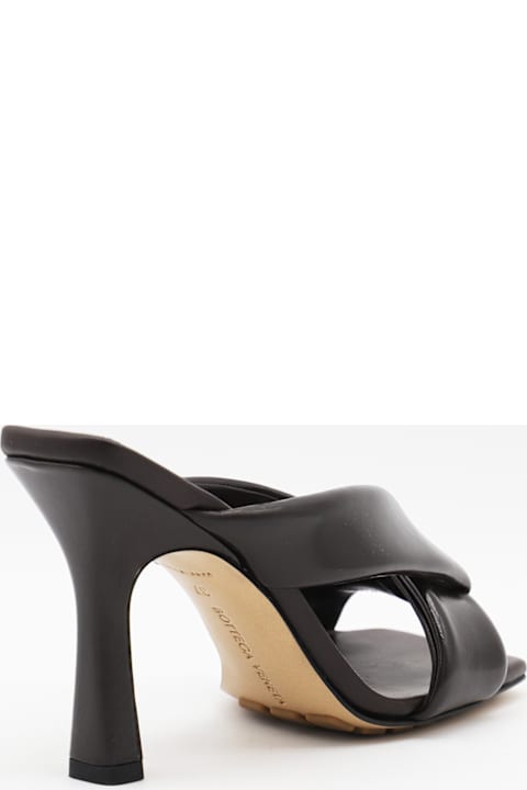 Bottega Veneta for Women Bottega Veneta Black Leather Sandals