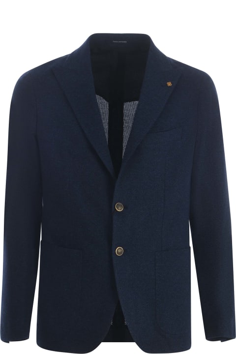 Tagliatore Coats & Jackets for Men Tagliatore Single-breasted Jacket Tagliatore Made Of Cotton