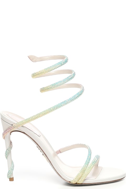 Shoes for Women René Caovilla Satin Sandals With Crystals
