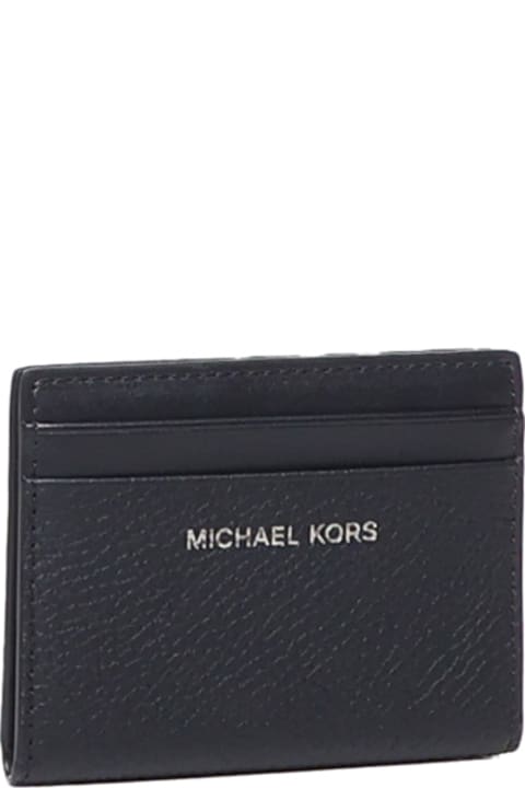 Wallets for Men MICHAEL Michael Kors Hudson Grained Leather Bifold Wallet