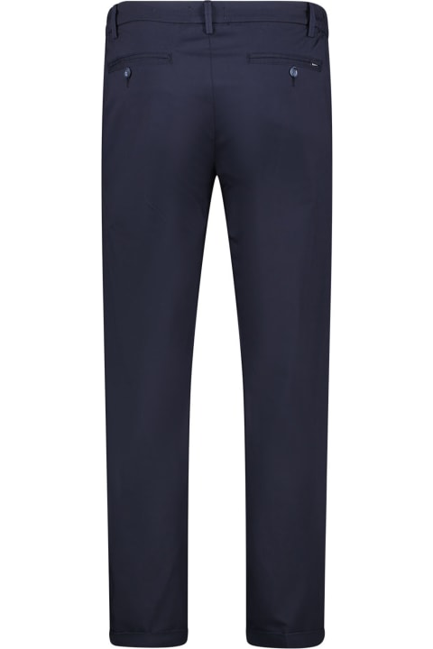 Re-HasH Pants for Men Re-HasH Navy Blue Mucha Trousers
