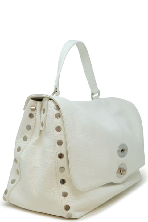 Fashion for Women Zanellato Zanellato 068010-0050000-z1190 White Leather Postina Daily Giorno M Handbag
