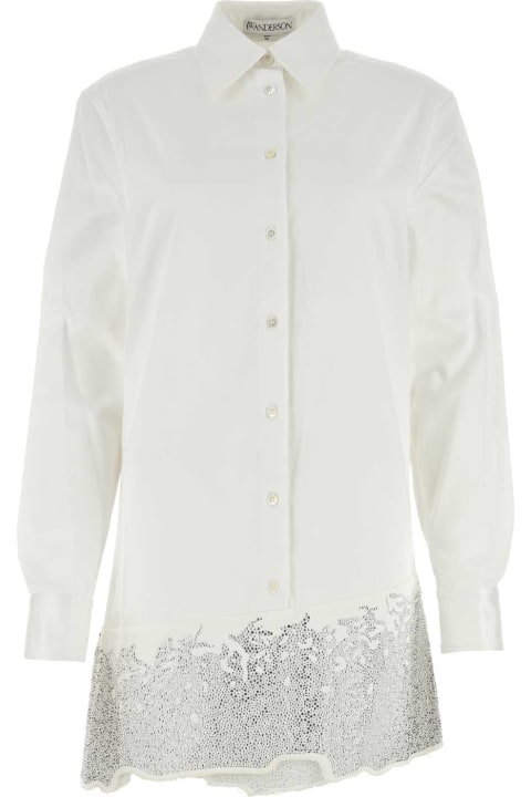 J.W. Anderson for Women J.W. Anderson White Cotton Shirt Mini Dress