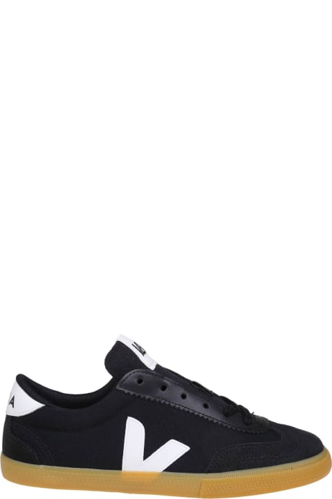 Veja Sneakers for Men Veja Volley Sneakers In Black Canvas