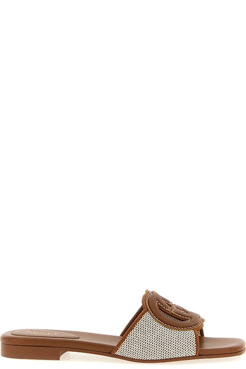 Sandals for Women Gucci 'incrocio Gg' Sandals