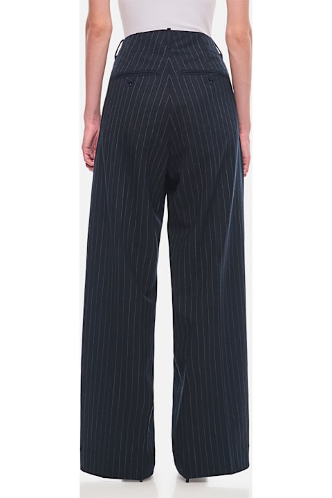 Plan C for Women Plan C Wide Leg Pinstripe Pants