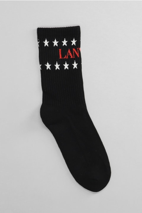 Lanvin Underwear for Men Lanvin Socks In Black Cotton
