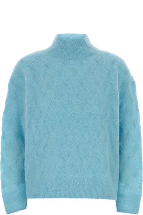 Homeware Calvin Klein Light Blue Nylon Blend Sweater