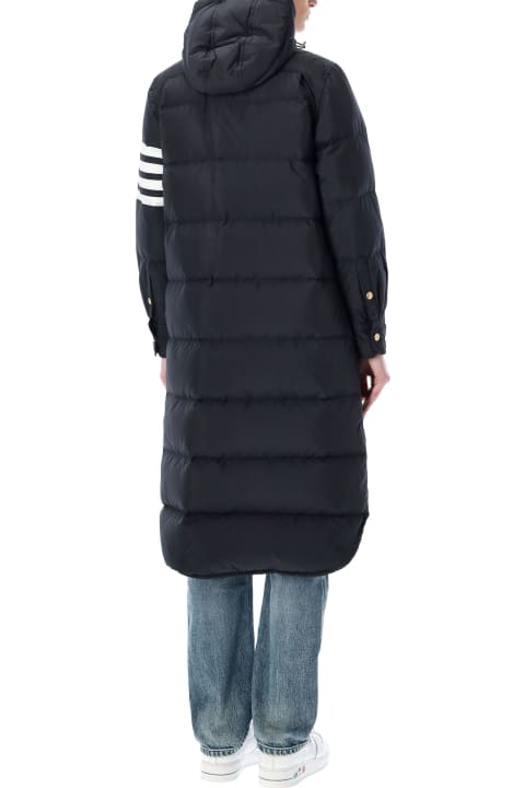 Thom Browne Coats & Jackets for Women Thom Browne Downfilled Ripstop 4-bar Hooded Jacket
