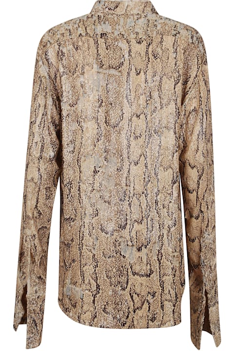 Dries Van Noten ملابس علوية لـ السيدات Dries Van Noten Celina Bis Emb 1482 W.w.shirt